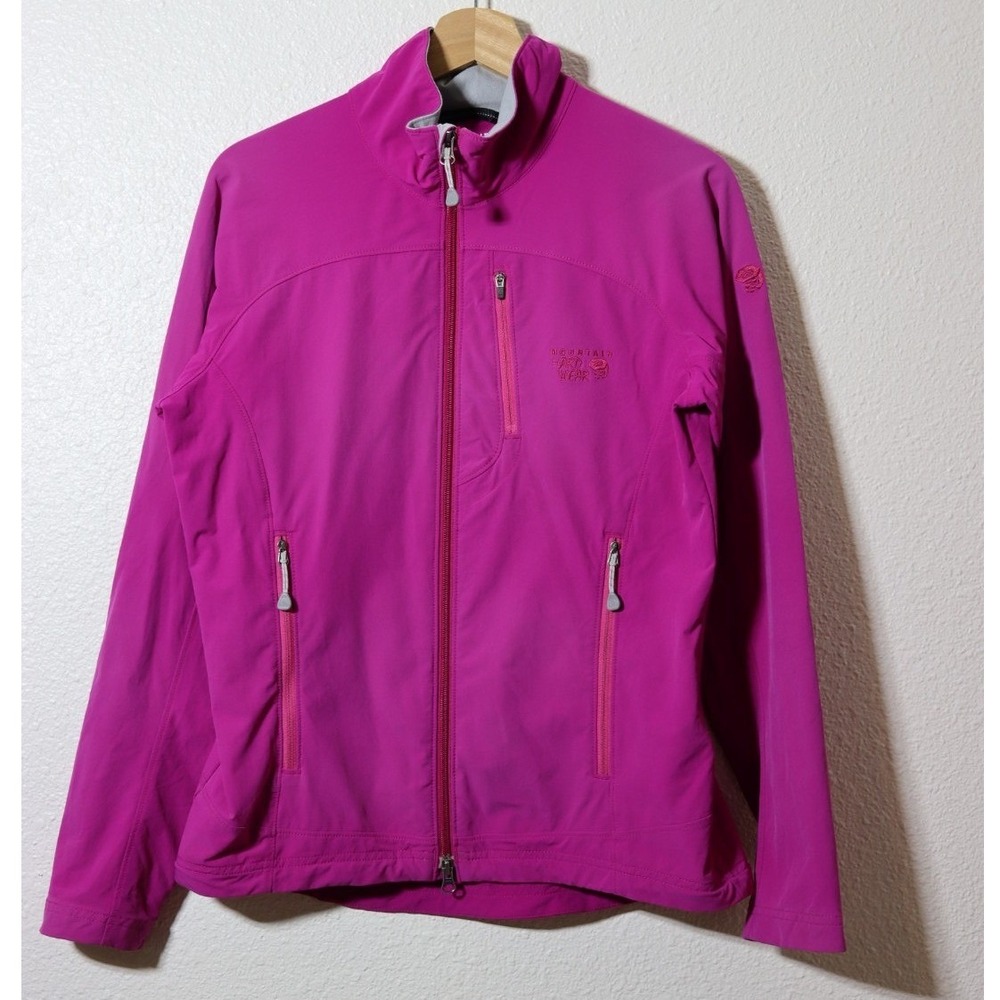 Mountain Hardwear Onata Soft Shell Jacket Women's Medium Magenta Gorpcore Hiking